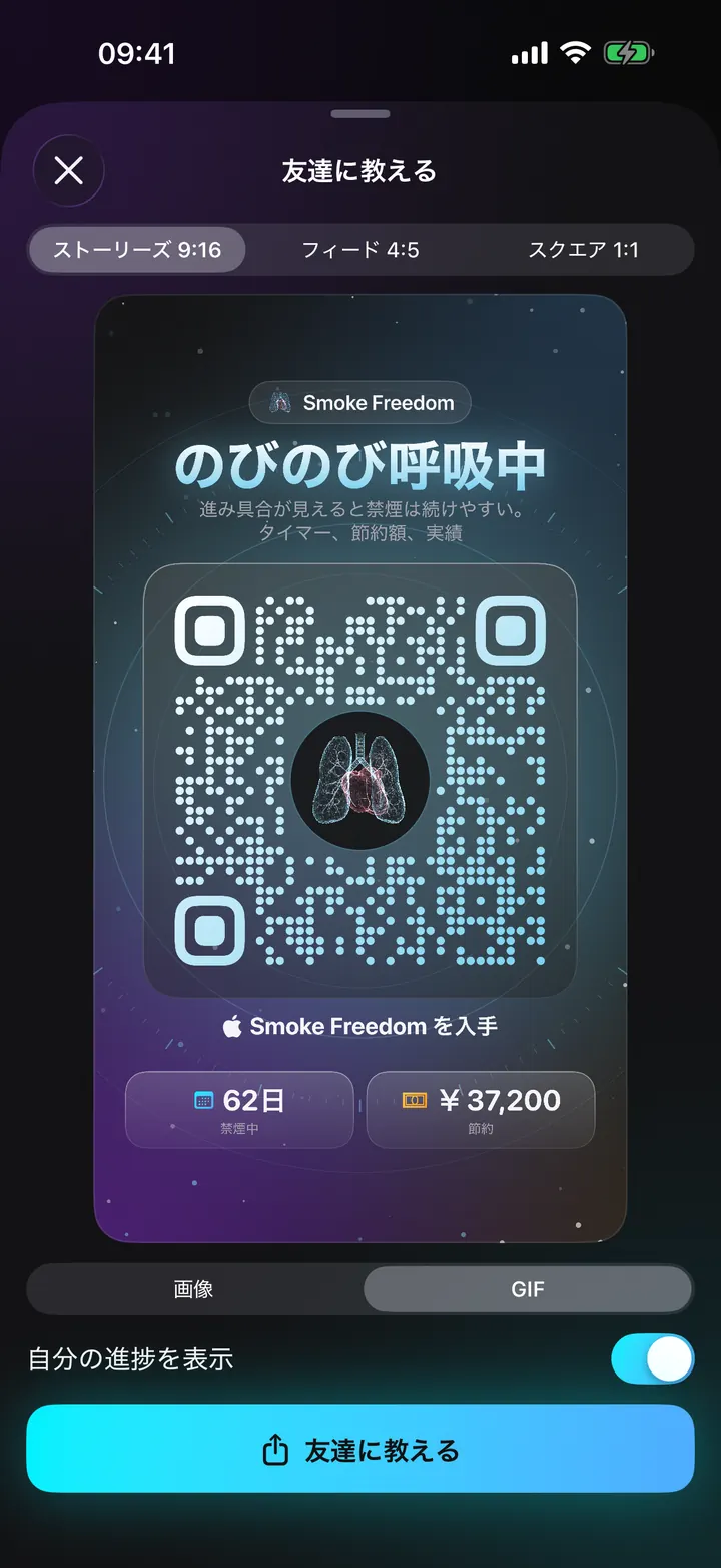進捗をシェア