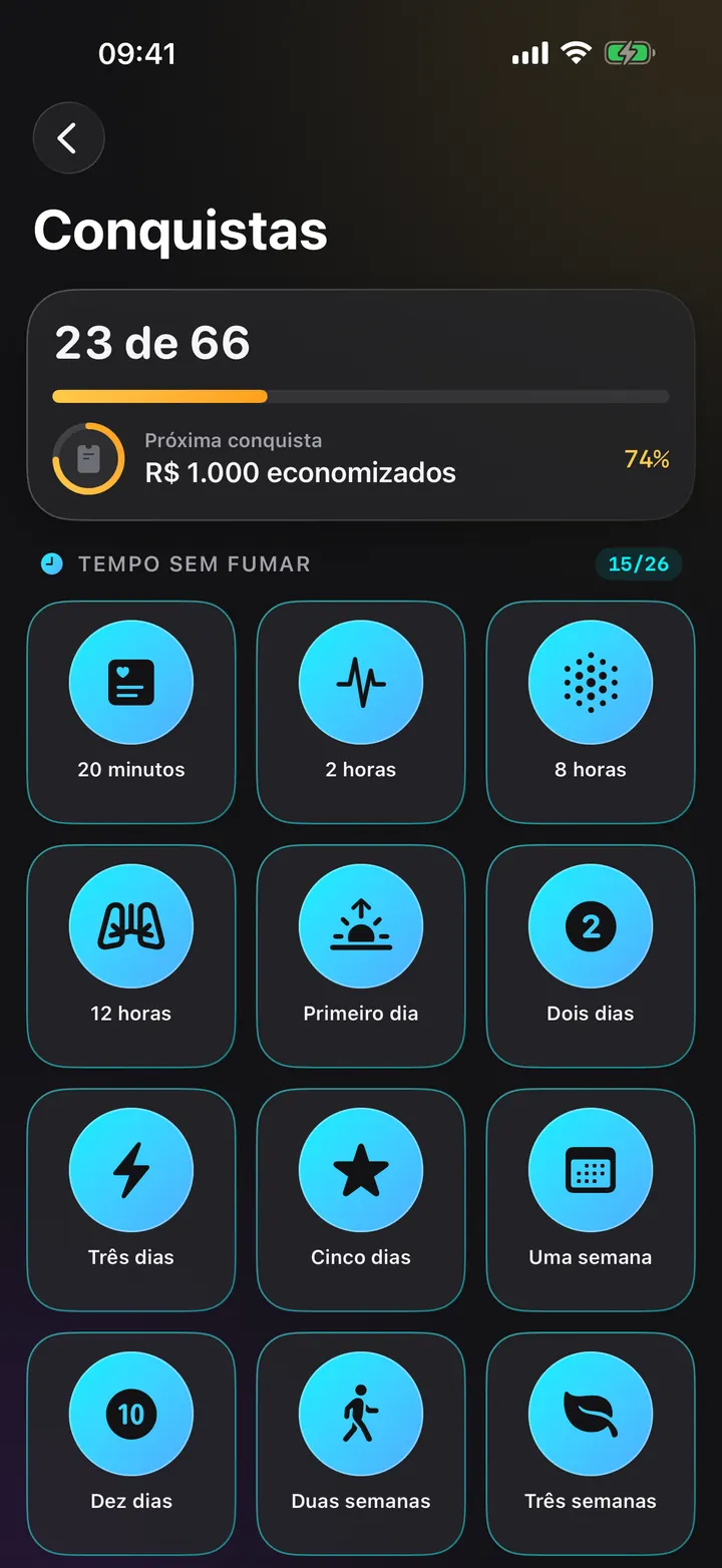 Conquistas a cada passo